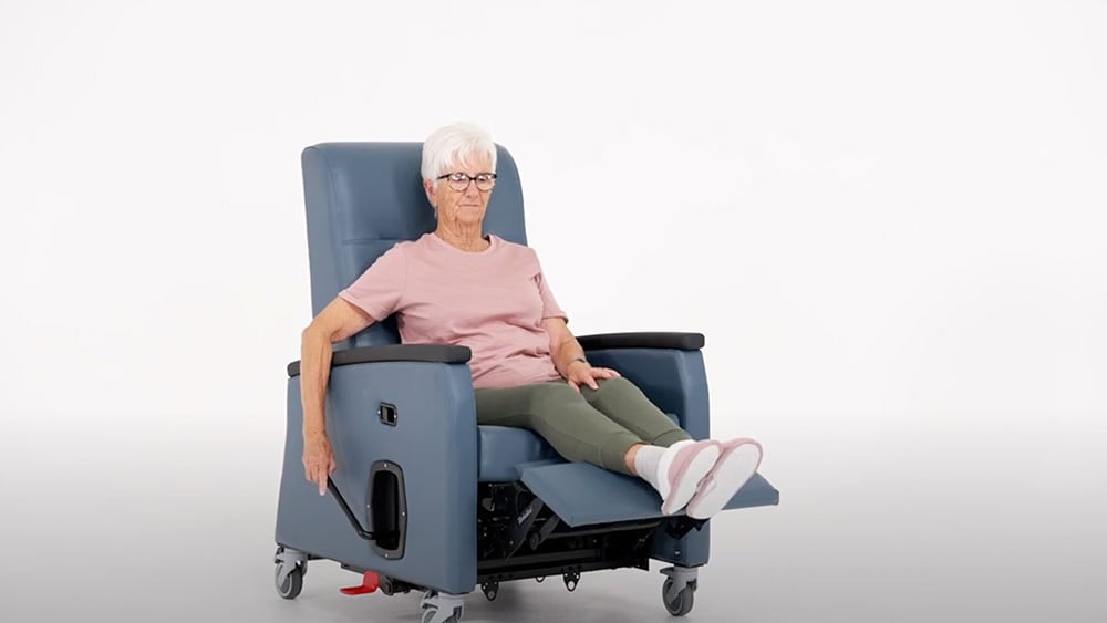 Oasis Mobile Recliner with Poly Arm Caps